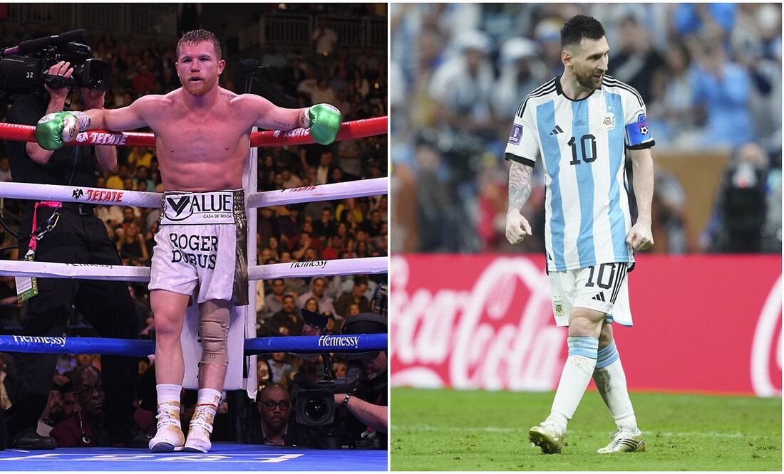 El día que Canelo se enojó con Messi Foto: Imago7