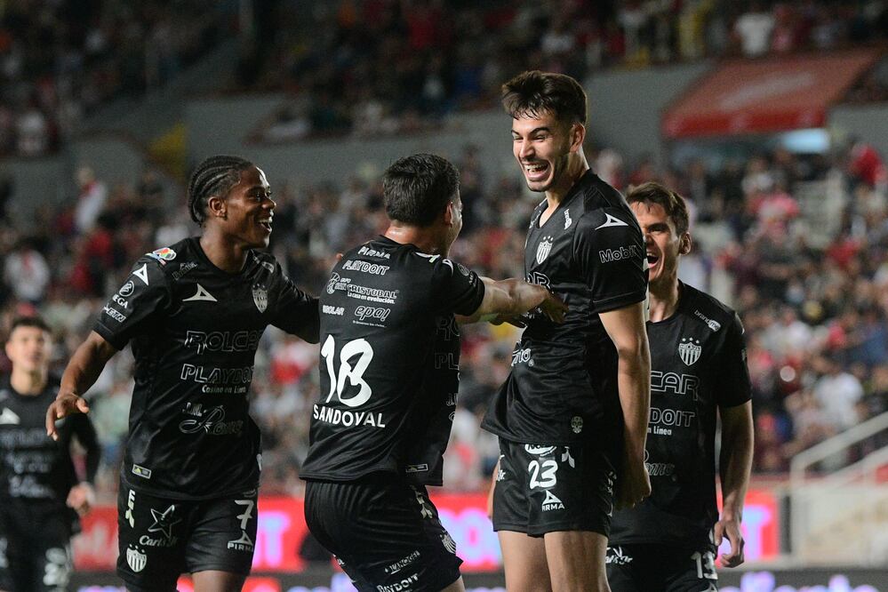 Necaxa en festejo de gol, durante el Clausura 2025 - Foto: Imago7
