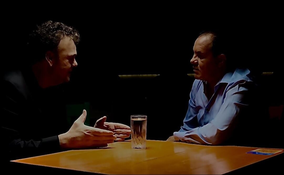 David Faitelson y Cuauhtémoc Blanco platican en una entrevista. FOTO: @DavidFaitelson_