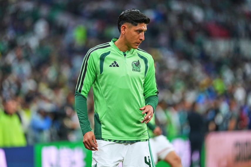 Ciudad de México, 30 de junio de 2026. Edson Alvarez, durante el partido de Dieciseisavos de Final de la Copa Mundial de la FIFA 2026, entre la Selección Nacional de México y la Selección de Ecuador, realizado en el estadio Ciudad de México. Foto: Imago7/ Andrea Jimenez