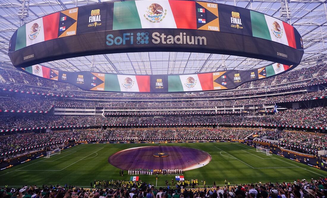 SoFi Stadium, durante la final de la a Copa Oro de la CONCACAF 2023 entre México y Panamá - Foto: Imago7