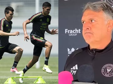 Así reaccionó el Tata Martino cuando le preguntaron sobre las declaraciones de Edson Álvarez y Chucky Lozano