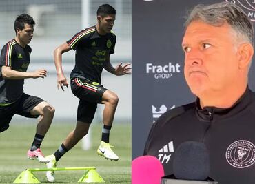 Así reaccionó el Tata Martino cuando le preguntaron sobre las declaraciones de Edson Álvarez y Chucky Lozano