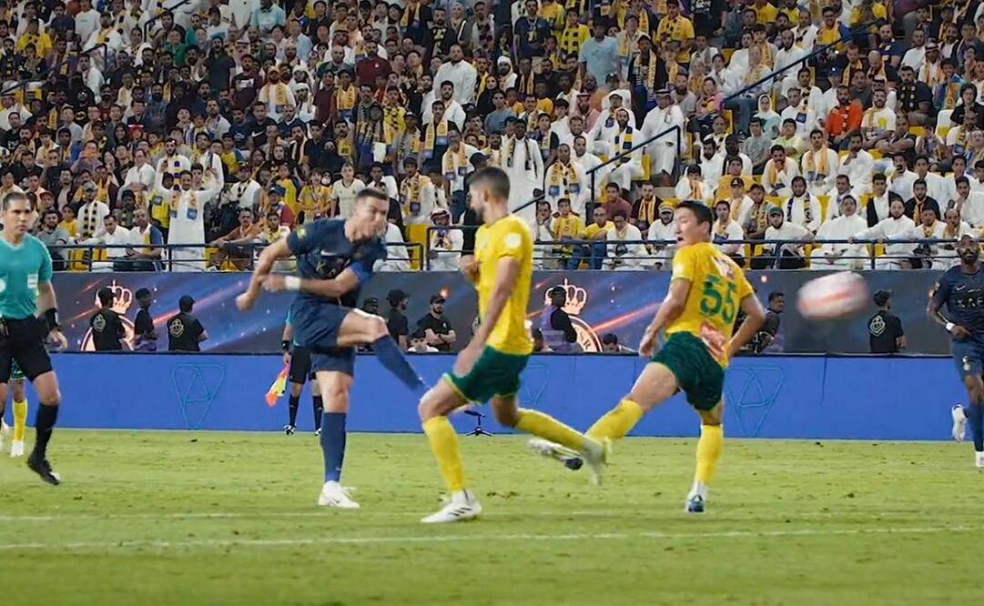 Cristiano Ronaldo se lució con otro golazo en el Al Nassr. Foto: Especial