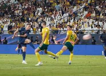 Cristiano Ronaldo volvió a lucir con el Al Nassr con un golazo desde afuera del área