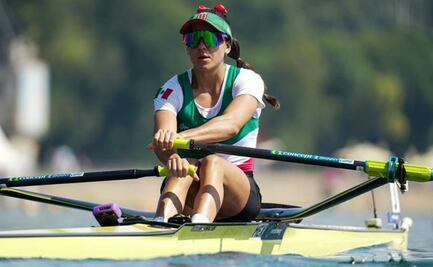 ¡Orgullo mexicano! Kenia Lechuga remonta y avanza a los Cuartos de Final de remo