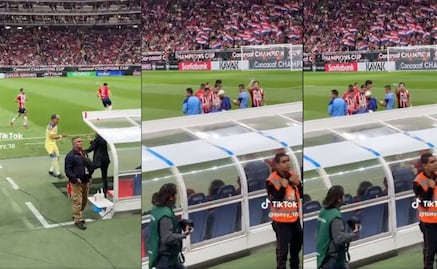 Alan Mozo intentó agredir al Chicote Calderón con una botella de agua antes de iniciar el Clásico