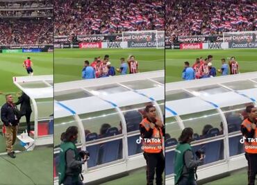 Alan Mozo intentó agredir al Chicote Calderón con una botella de agua antes de iniciar el Clásico