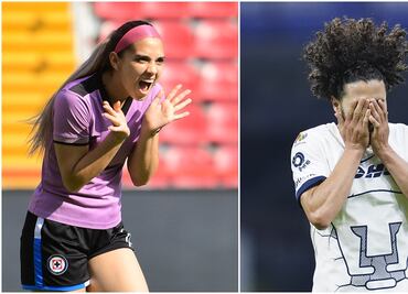 'Chino' Huerta fue expulsado, Pumas perdió... ¿La maldición de Nailea Vidrio?