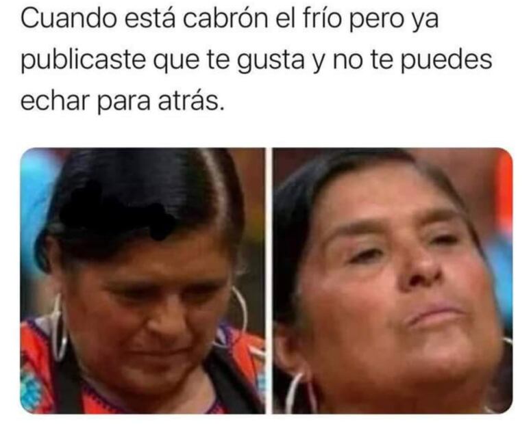Los 10 memes más divertidos sobre el frío en este 2022