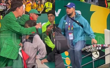 ¿Quién es 'Caramelo'? El aficionado mexicano castigado en un partido del Mundial. FOTO: Capturas