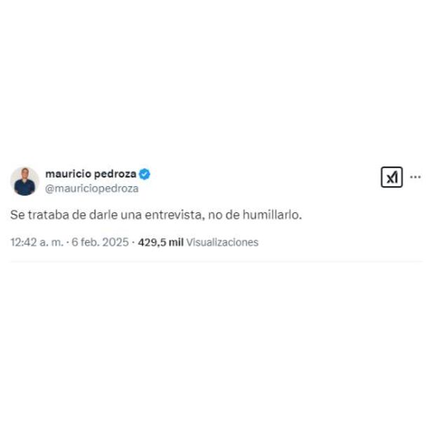 Mauricio Pedroza se burló de Javier Alarcón luego de la entrevista que le realizó a André Jardine. Foto: Especial