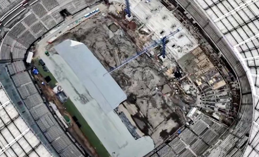 Avances del Estadio Banorte / Foto:@MXESTADIOS