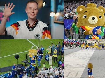 Youtuber se vistió de mascota para colarse al juego inaugural de la Euro entre Alemania y Escocia