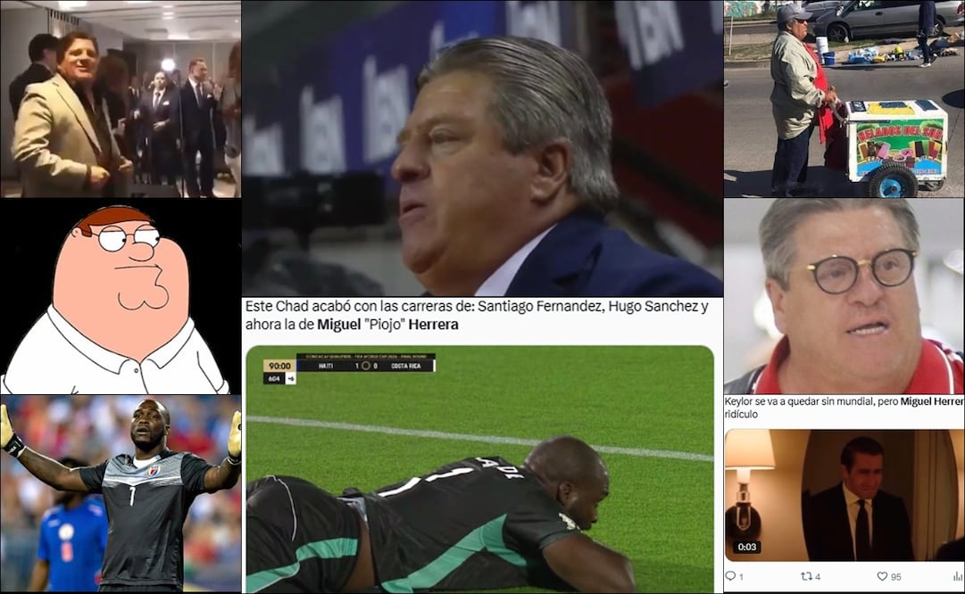 Miguel Herrera fue víctima de los MEMES tras la derrota de Costa Rica ante Haití. FOTOS: Capturas