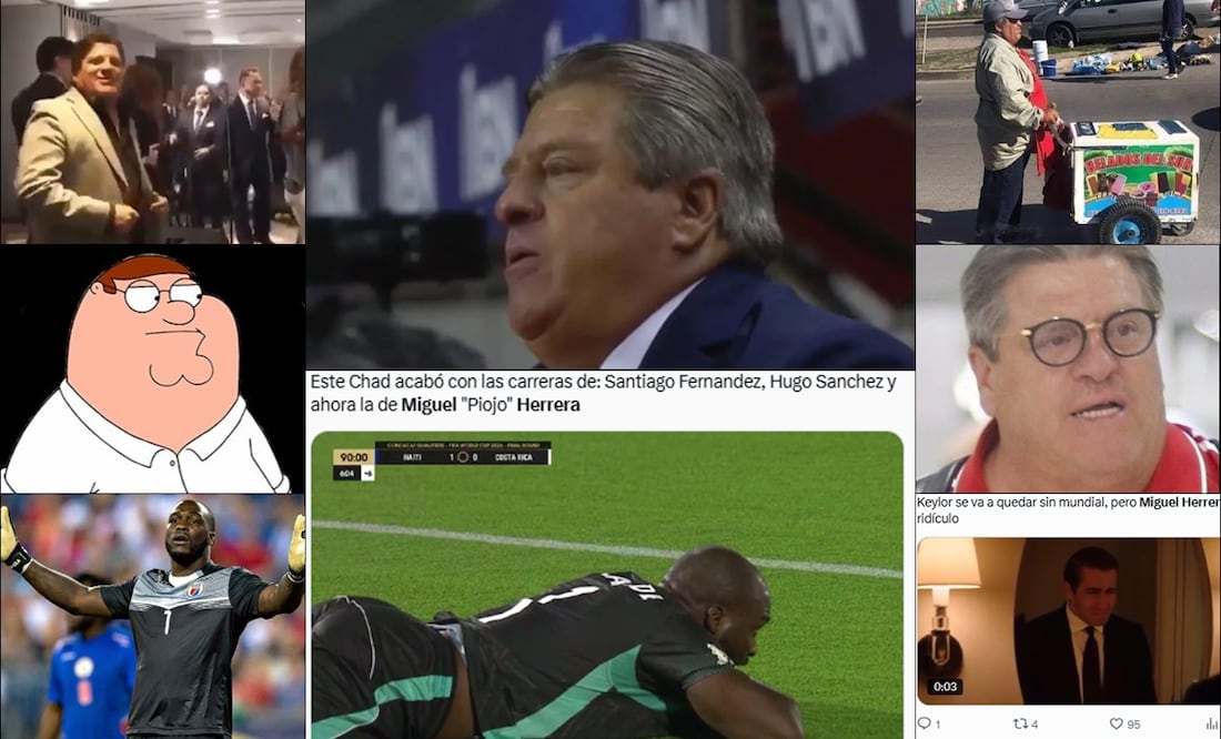 Miguel Herrera fue víctima de los MEMES tras la derrota de Costa Rica ante Haití. FOTOS: Capturas