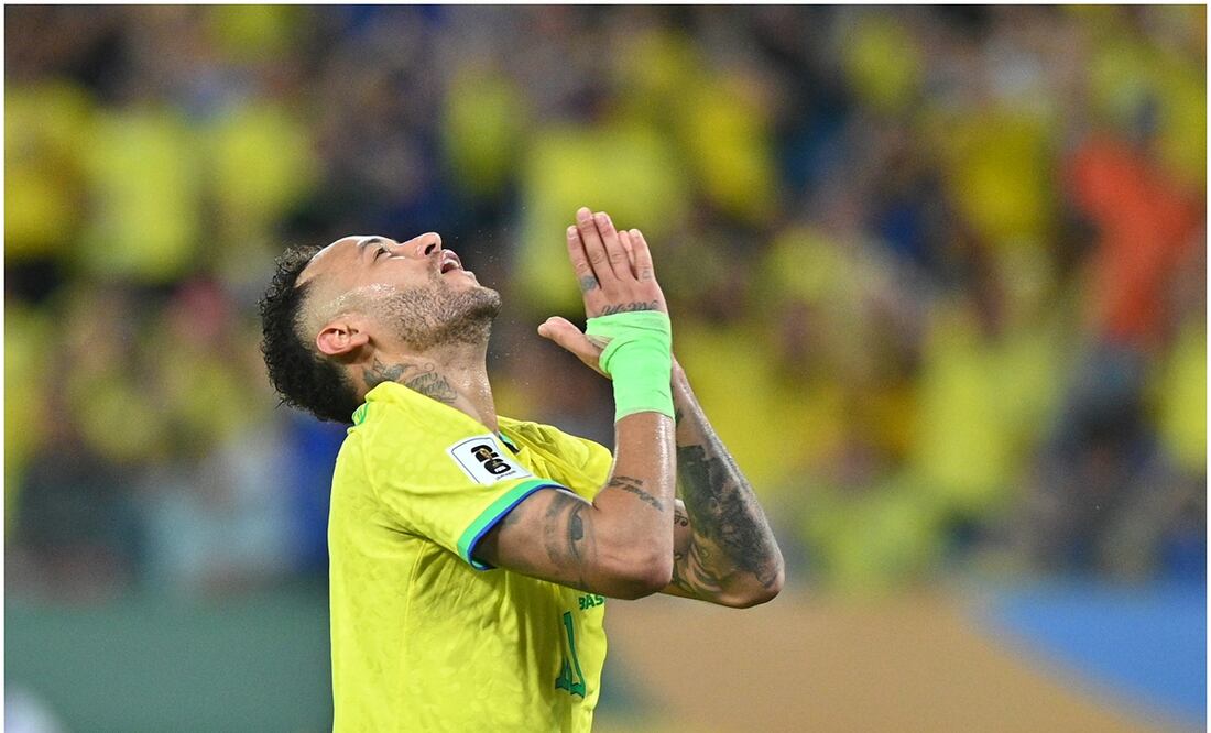 Neymar lamentándose ante Venezuela en Cuiabá / FOTO: EFE