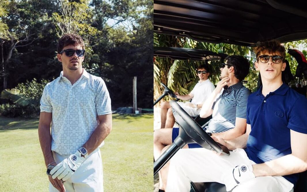 Charles Leclerc de vacaciones en México - Foto: @charles_leclerc en Instagram