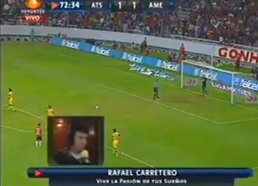 Así fue la peor narración de un penalti en Televisa durante un Atlas vs América