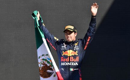 ¡Histórico! Sergio "Checo" Pérez se sube al podio en el GP de México