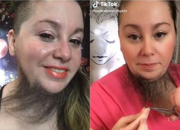 Mujer con barba es la sensación en OnlyFans, donde gana dinero por lucir diferente