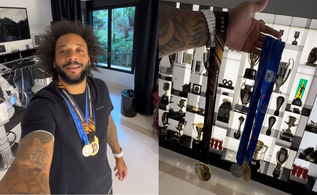 Marcelo Vieira presume sus medallas - Foto: Especial