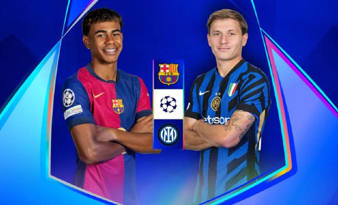 ¿Cuándo y dónde ver el Barcelona vs Inter de Milán? FOTO: UEFA
