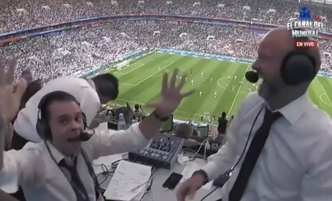 Christian Martinoli explotó en júbilo luego de que México le ganó a Alemania en el Mundial de 2018. Foto: Especial