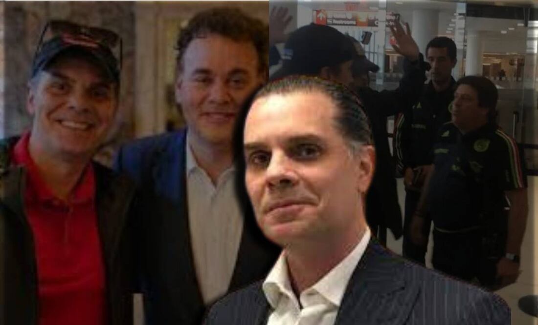 Christian Martinoli con David Faitelson y en el conflicto con Miguel Herrera / FOTO: Capturas