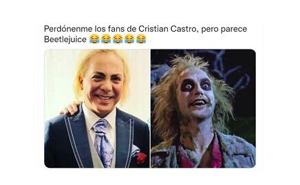 Cristian Castro y los 10 memes más divertidos de su nuevo look