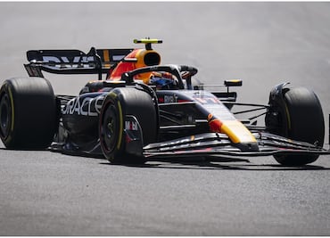 Checo Pérez termina tercero en la primera práctica del Gran Premio de México