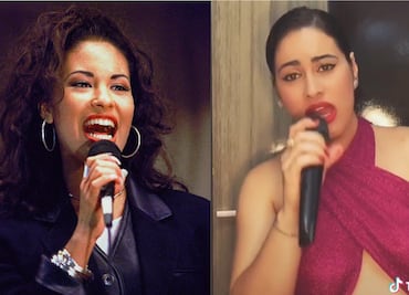 Ella es la doble de Selena Quintanilla en TikTok