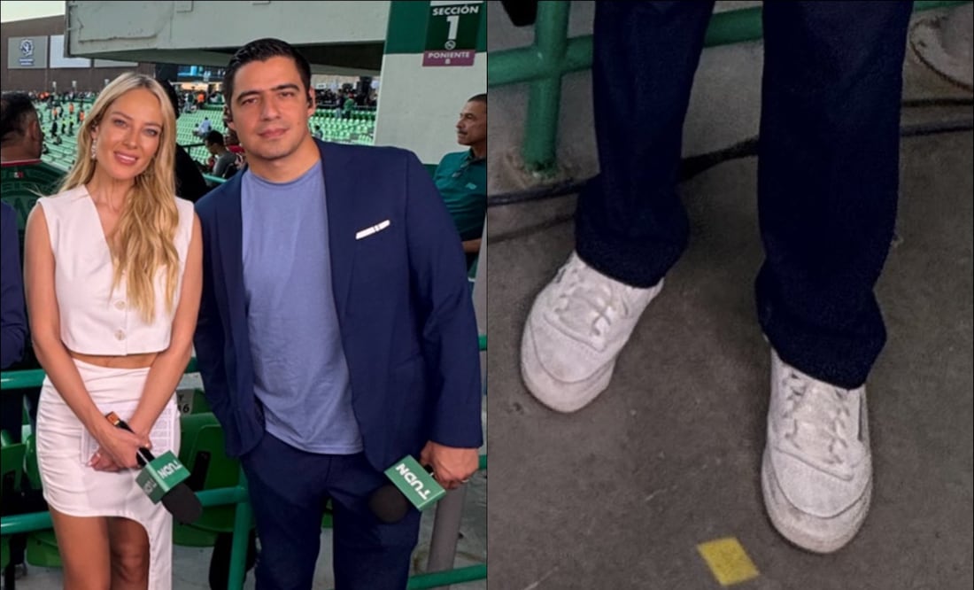 Usuarios de las redes pusieron especial atención al calzado de Andrés Vaca. FOTO: Captura