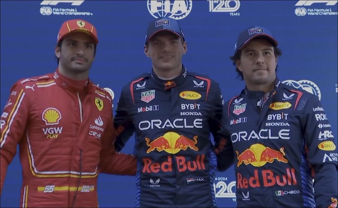 Checo Pérez terminó en el quinto sitio del Gran Premio de Australia; Carlos Sainz ganó el primer lugar / FOTO: @F1