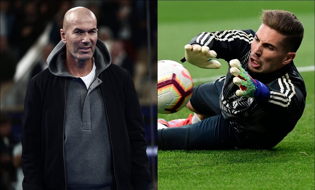 Zinedine Zidane y su hijo, Luca. FOTOS: AFP