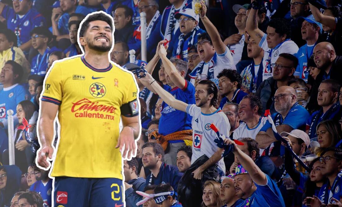 Aficionados de Cruz Azul se burlan de Henry Martín tras la llegada de Santi Giménez al AC Milan. FOTOS: imago7