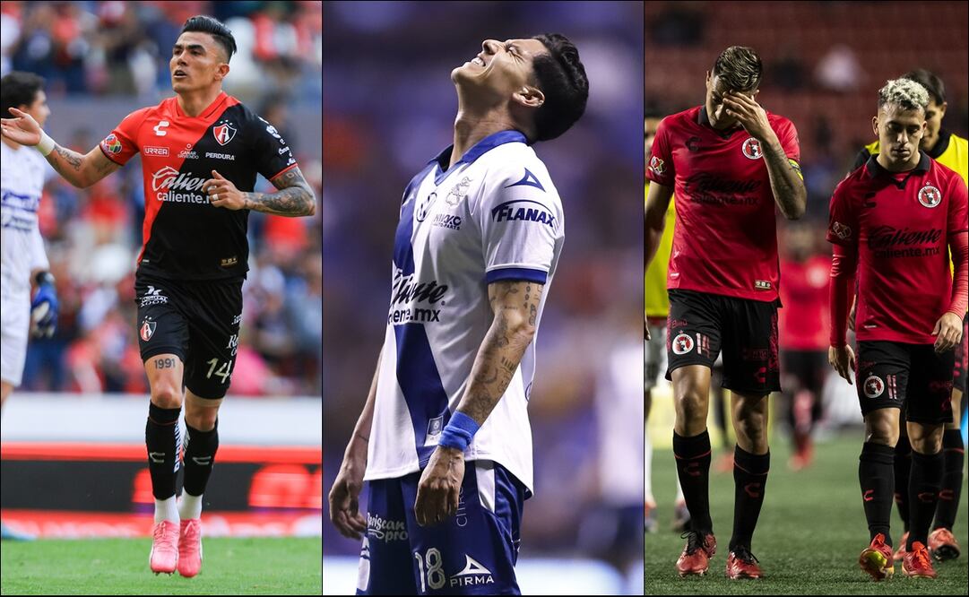 Equipos eliminados del Clausura 2024. FOTOS: Imago7