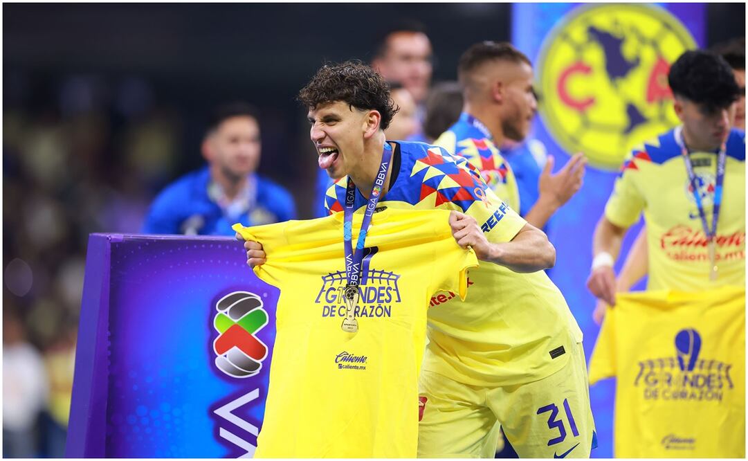 Igor Lichnovsky festejando con América la 14 / FOTO: Imago7