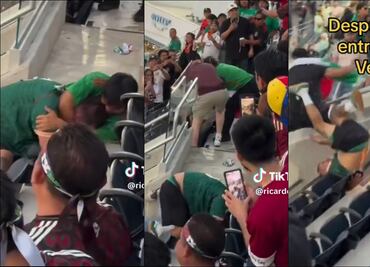 Aficionados de la Selección Mexicana arman bronca entre ellos mismos y casi termina en tragedia
