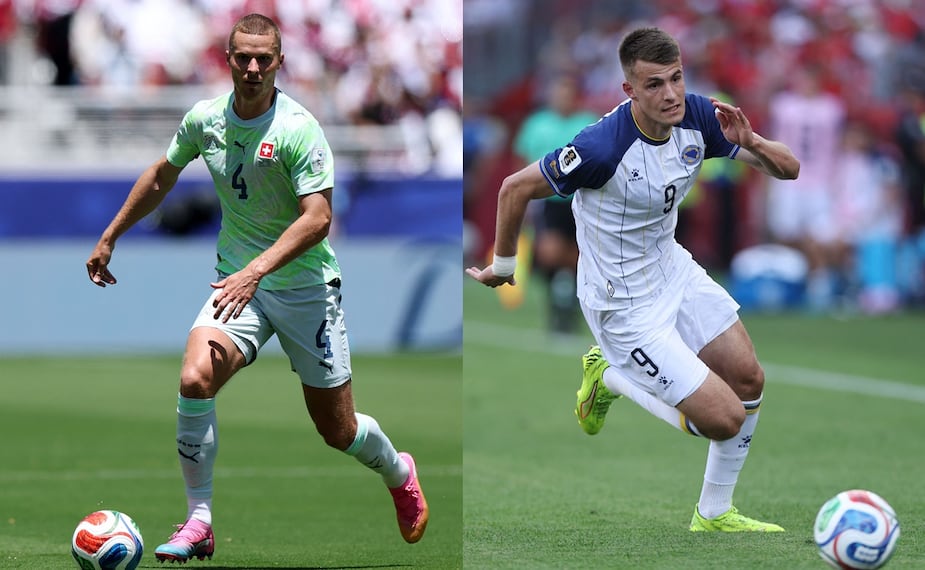 Suiza y Bosnia-Herzegovina en la Fase de Grupos del Mundial de 2026 - Fotos: AFP