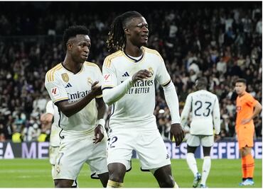Real Madrid golea 5-1 al Valencia con dobletes de Vinicius y Rodrygo