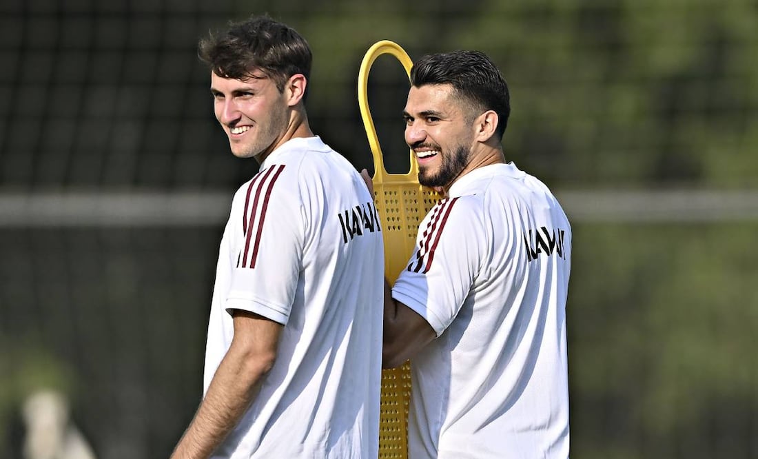 Henry Martín le ganó la carrera por la titularidad a Santiago Giménez en la Selección Mexicana. Foto: Imago7