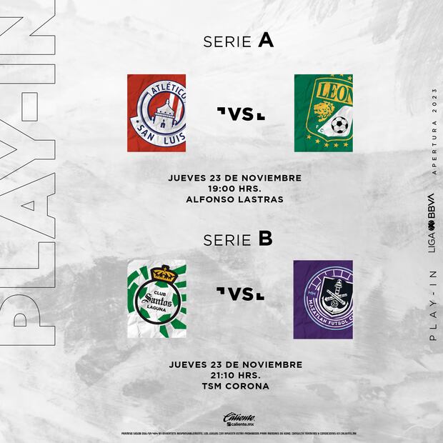 Horarios del Play-In de la Liga MX - Foto: @LigaBBVAMX en X, antes Twitter