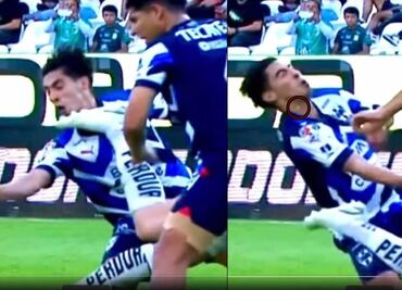 ¿Le tumbaron un diente? Erick Aguirre recibió un tremendo golpe en el rostro en el duelo vs León