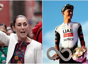 Claudia Sheinbaum felicita a Isaac del Toro por el Giro de Italia: "Es un orgullo para México"