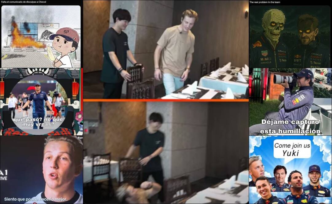 Estos son los mejores MEMES tras la sustitución de Liam Lawson en Red Bull. FOTO: Especial