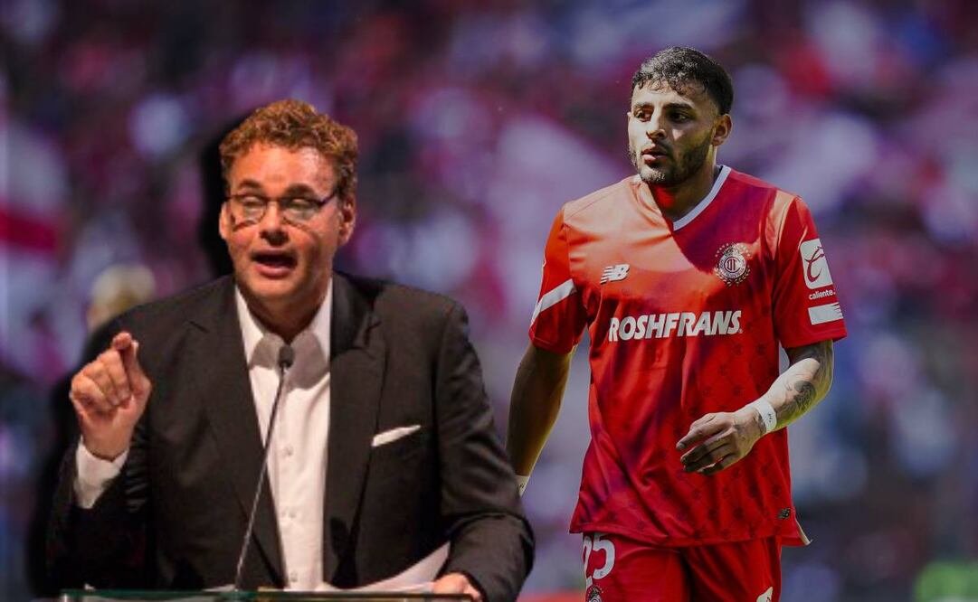 David Faitelson enojado y Alexis Vega con Toluca / FOTOS: Imago7