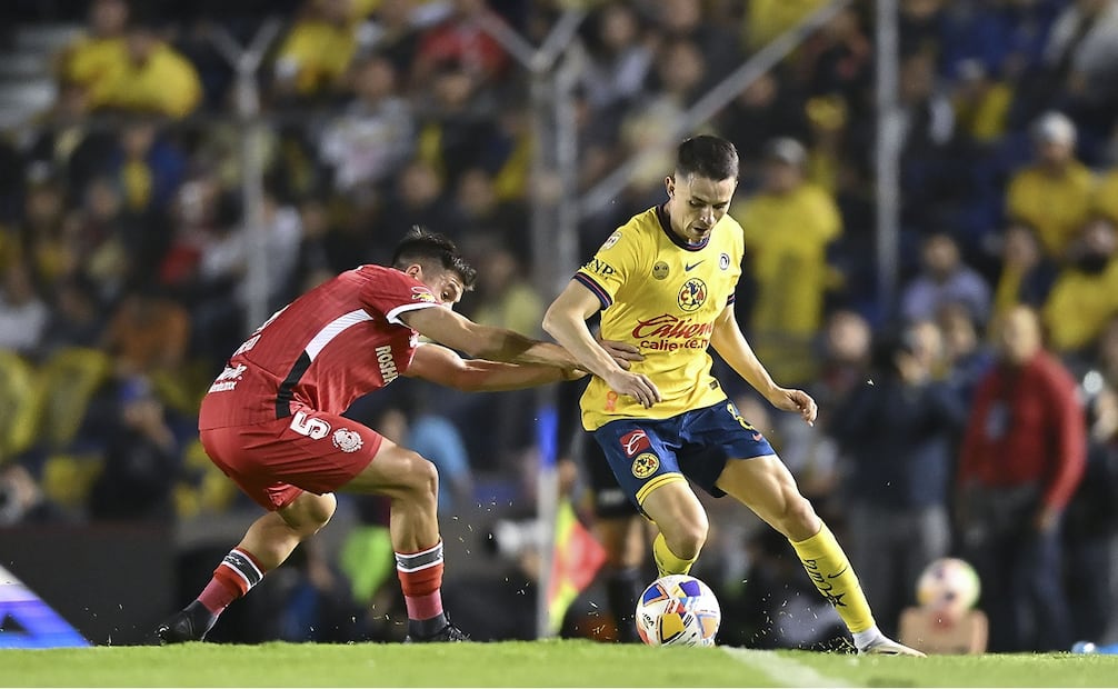 América y Toluca durante la Final de Ida del Clausura 2025, disputada en el Estadio Ciudad de los Deportes - Foto: Imago7