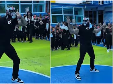 Penta Zero Miedo visitó su antigua primaria en Ecatepec; compartió un emotivo discurso con los alumnos