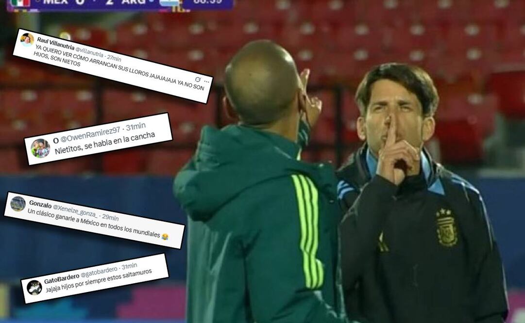 Argentinos se burlan de los mexicanos a través de las redes sociales. FOTOS: Capturas